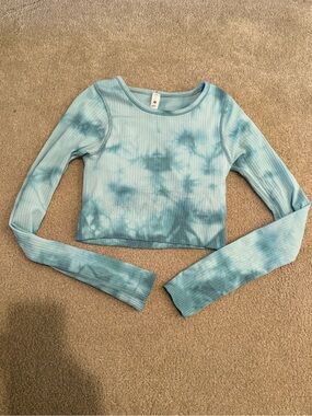 Lululemon Ebb to Street Tie Dye Blue Like New